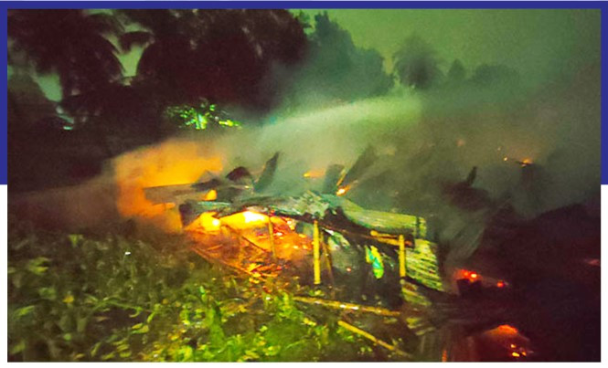কারওয়ান বাজার বস্তিতে আগুন, নিহত ২